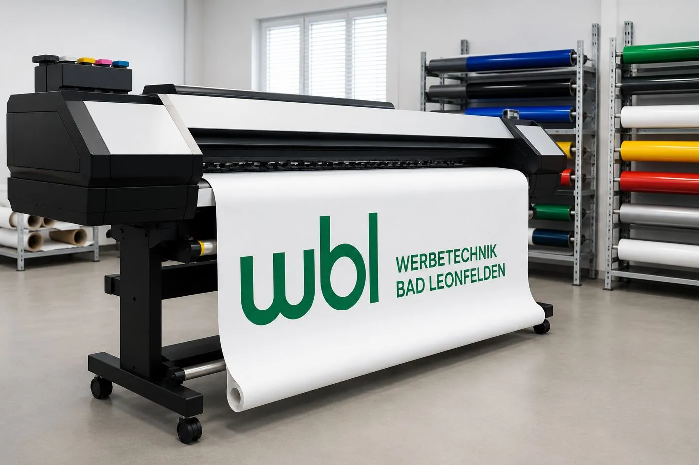 Großformatdruck in der Produktion